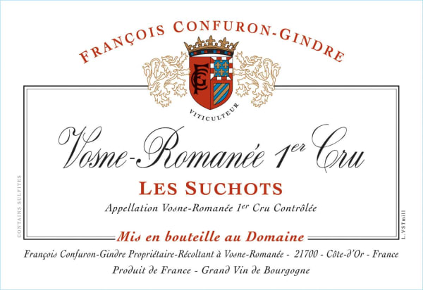Rượu vang đỏ Francois Confuron-Gindre Vosne-Romanee Les Suchots Premier Cru 2019