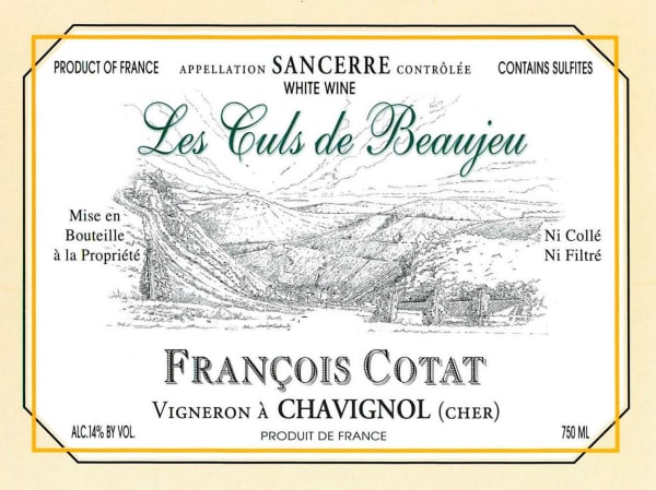 Rượu vang trằng Francois Cotat Les Culs de Beaujeu 2021