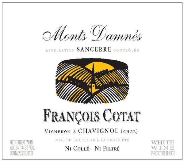 Rượu vang trằng Francois Cotat Les Monts Damnes Sancerre 2020