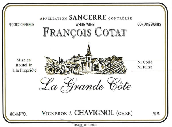 Rượu vang trằng Francois Cotat Sancerre La Grande Cote 2022