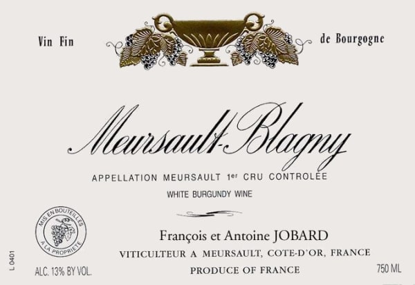 Rượu vang trằng Francois Jobard Meursault Blagny Premier Cru 2009