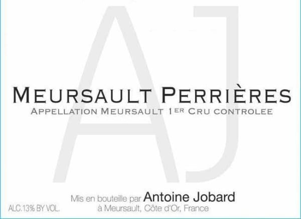 Rượu vang trằng Francois Jobard Meursault Perrieres 2013