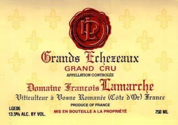 Rượu vang đỏ Francois Lamarche Grands Echezeaux Grand Cru 2009