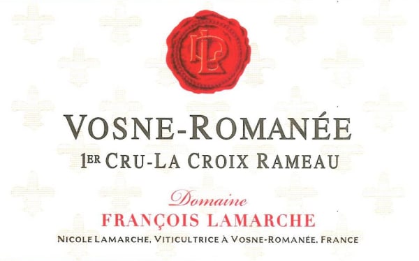 Rượu vang đỏ Francois Lamarche Vosne-Romanee La Croix Rameau Premier Cru 2014