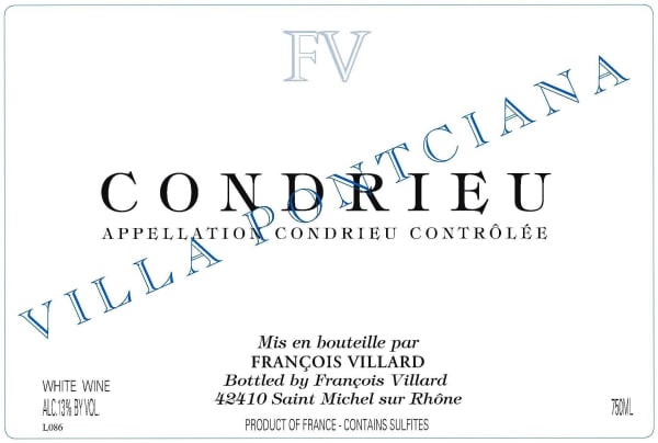 Rượu vang trằng Francois Villard Condrieu Villa Pontciana 2019