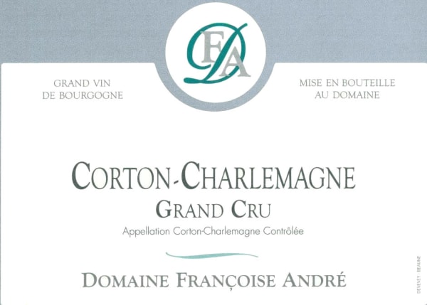 Rượu vang trằng Francoise Andre Corton-Charlemagne Grand Cru 2014