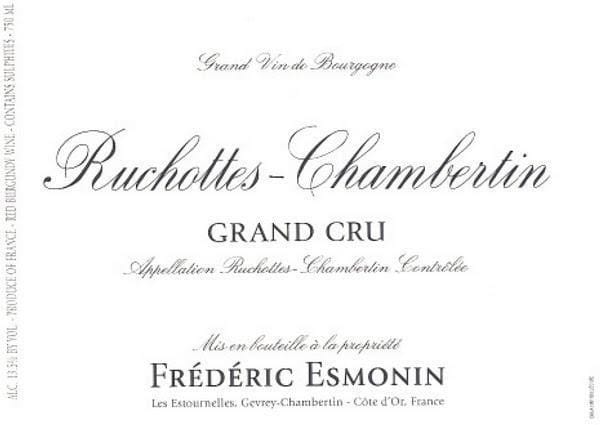Rượu vang đỏ Frederic Esmonin Ruchottes-Chambertin Grand Cru 2019