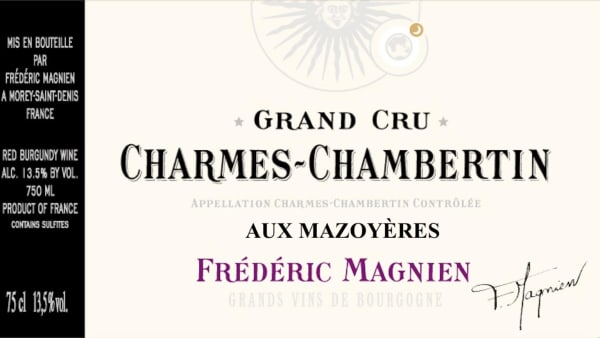 Rượu vang đỏ Frederic Magnien Charmes-Chambertin Grand Cru Aux Mazoyeres 2020