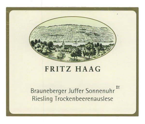 Rượu vang trằng Fritz Haag Brauneberger Juffer Sonnenuhr Riesling Trockenbeerenauslese 2015