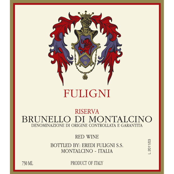 Rượu vang đỏ Fuligni Brunello di Montalcino Riserva (chai Magnum 1,5 lít) 2011