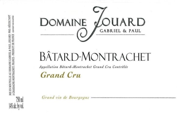 Rượu vang trằng Gabriel & Paul Jouard Batard-Montrachet Grand Cru 2013
