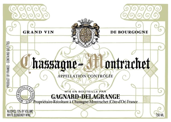 Rượu vang trằng Gagnard-Delagrange Chassagne-Montrachet 2017