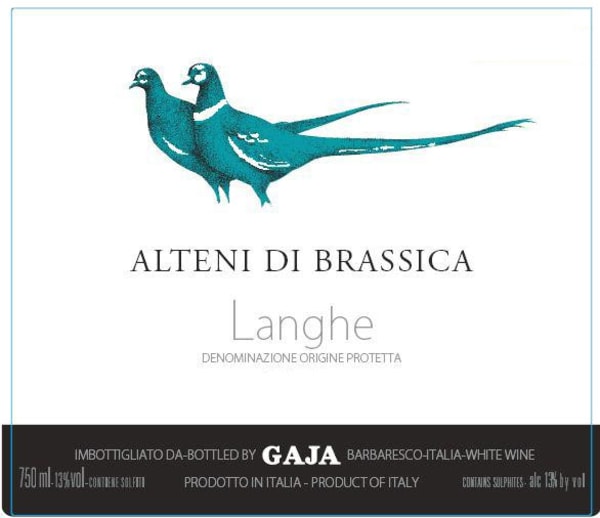 Rượu vang trằng Gaja Alteni di Brassica Sauvignon Blanc 2020
