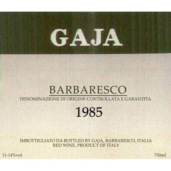 Rượu vang đỏ Gaja Barbaresco 1985