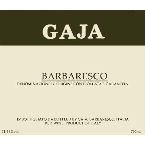 Rượu vang đỏ Gaja Barbaresco 2005
