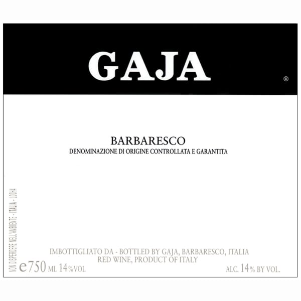 Rượu vang đỏ Gaja Barbaresco 2009