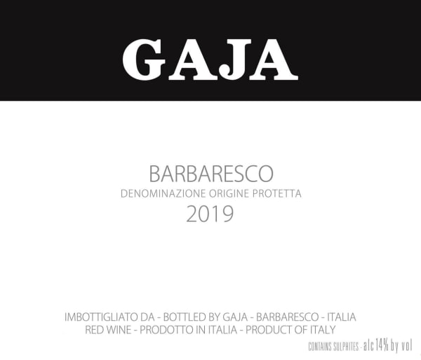 Rượu vang đỏ Gaja Barbaresco (chai 3 lít) 2019