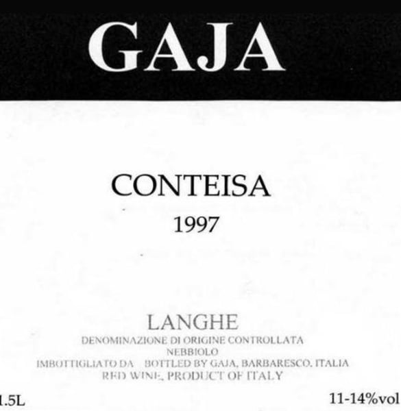 Rượu vang đỏ Gaja Conteisa 1997