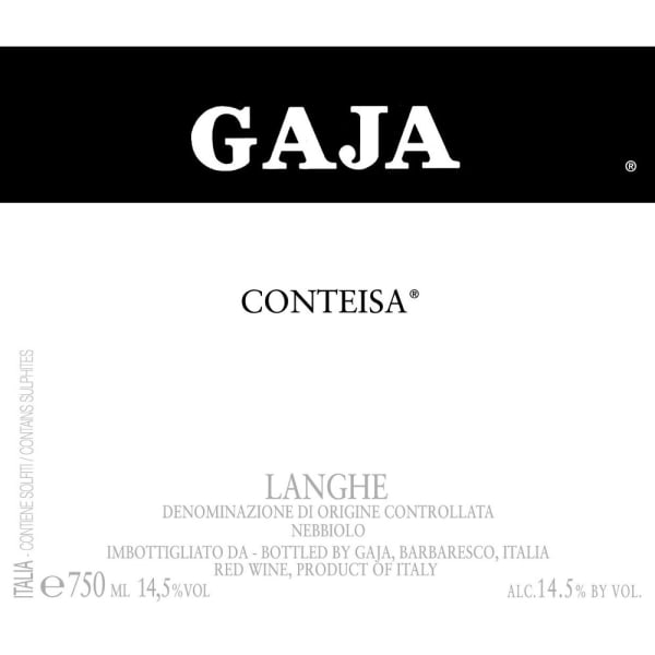 Rượu vang đỏ Gaja Conteisa 2010