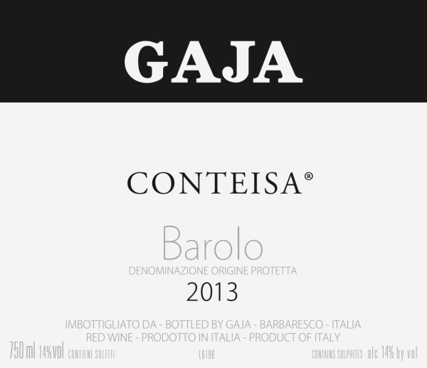 Rượu vang đỏ Gaja Conteisa 2013
