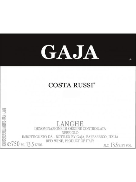 Rượu vang đỏ Gaja Costa Russi (chai Magnum 1,5 lít) 2015