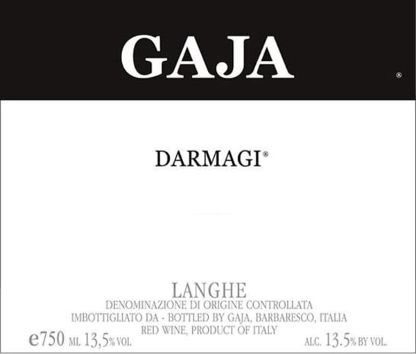 Rượu vang đỏ Gaja Darmagi 2010