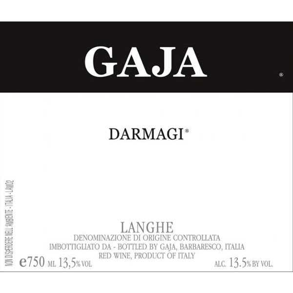 Rượu vang đỏ Gaja Darmagi 2011