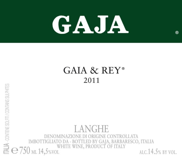 Rượu vang trằng Gaja Gaia and Rey Chardonnay 2011