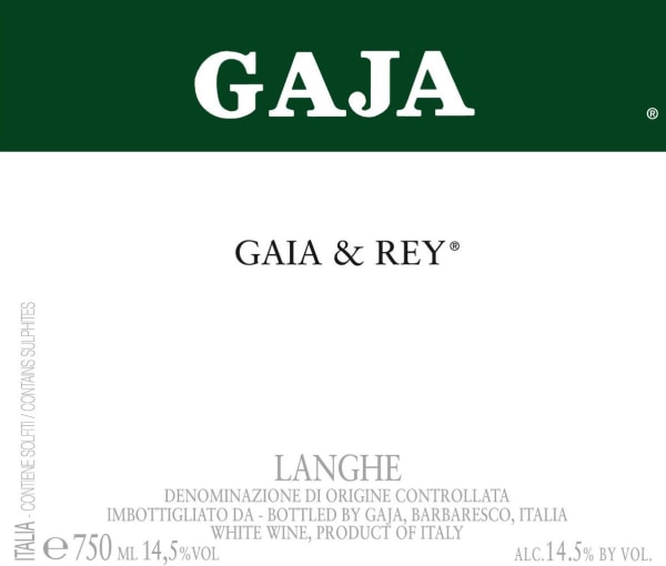 Rượu vang trằng Gaja Gaia and Rey Chardonnay 2012