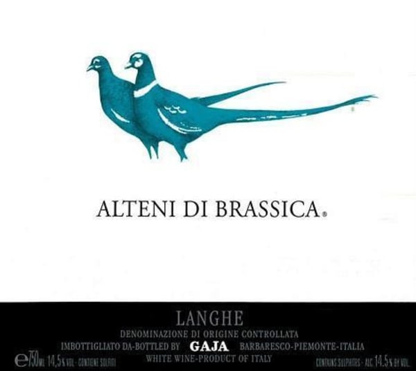 Rượu vang trằng Gaja Langhe Alteni di Brassica 2011