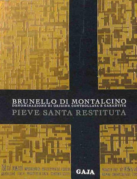 Rượu vang đỏ Gaja Pieve Santa Restituta Brunello di Montalcino (chai Magnum 1,5 lít) 2014