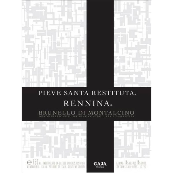 Rượu vang đỏ Gaja Rennina Brunello di Montalcino(chai Magnum 1,5 lít) 2008