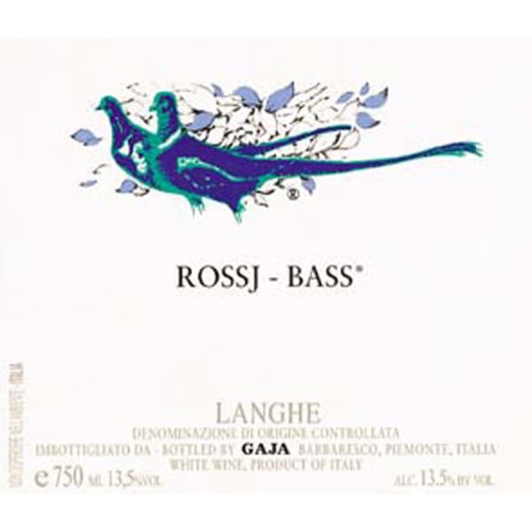 Rượu vang trằng Gaja Rossj-Bass Chardonnay 2015