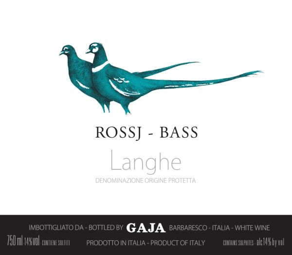 Rượu vang trằng Gaja Rossj-Bass Chardonnay 2018