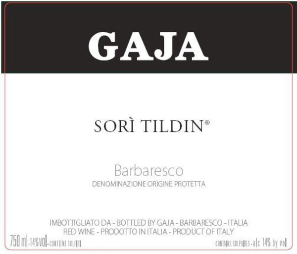 Rượu vang đỏ Gaja Sori Tildin (chai Magnum 1,5 lít) 2015
