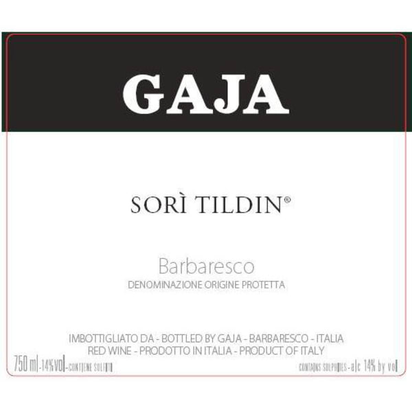Rượu vang đỏ Gaja Sori Tildin 1986
