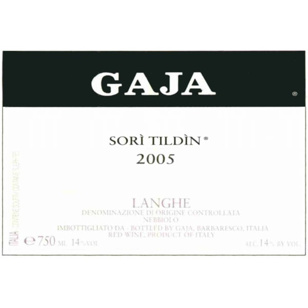 Rượu vang đỏ Gaja Sori Tildin 2005