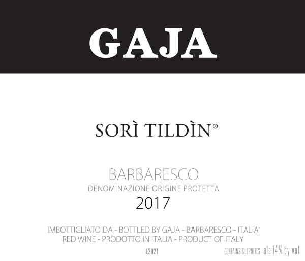 Rượu vang đỏ Gaja Sori Tildin (chai 3 lít) 2017
