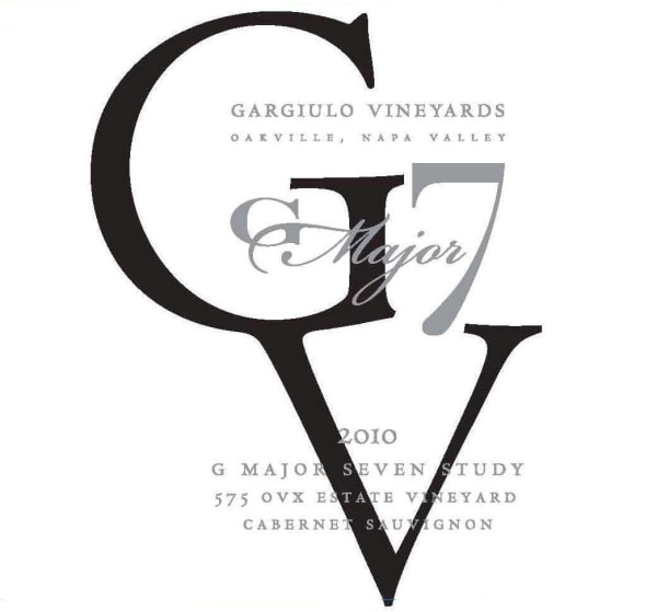 Rượu vang đỏ Gargiulo Vineyards 575 OVX G Major 7 Study Cabernet Sauvignon 2010