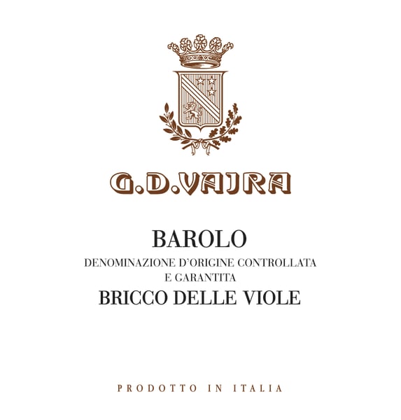 Rượu vang đỏ G.D. Vajra Barolo Bricco Delle Viole (chai Magnum 1,5 lít) 2018