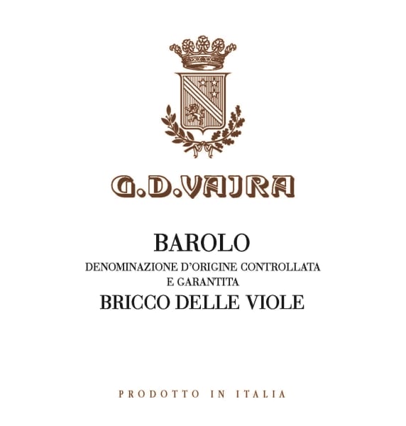 Rượu vang đỏ G.D. Vajra Barolo Bricco Delle Viole (chai Magnum 1,5 lít) 2019