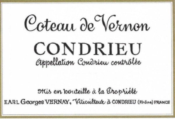 Rượu vang trằng Georges Vernay Condrieu Coteau de Vernon 2019