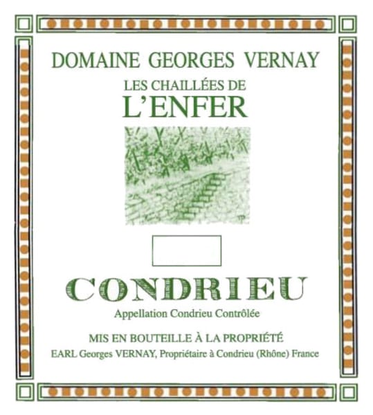 Rượu vang trằng Georges Vernay Condrieu Les Chaillees de l'Enfer 2010