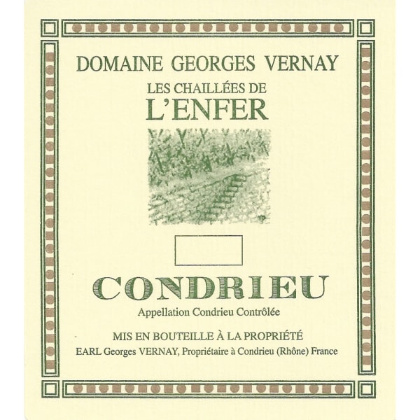 Rượu vang trằng Georges Vernay Condrieu Les Chaillees de L'Enfer 2014