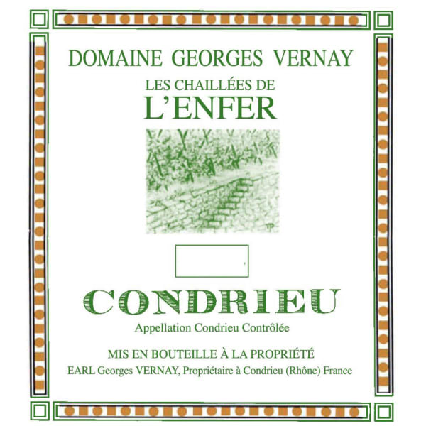 Rượu vang trằng Georges Vernay Condrieu Les Chaillees de L'Enfer 2018