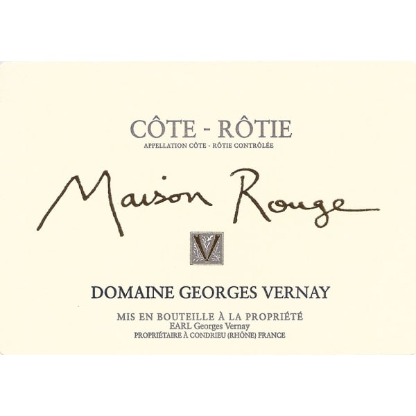 Rượu vang đỏ Georges Vernay Cote-Rotie Maison Rouge (chai Magnum 1,5 lít) 2013