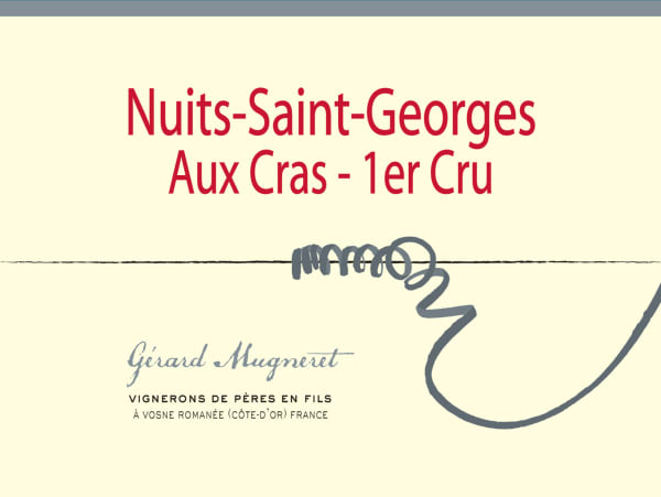 Rượu vang đỏ Gerard Mugneret Nuits-St-Georges Aux Cras Premier Cru 2018
