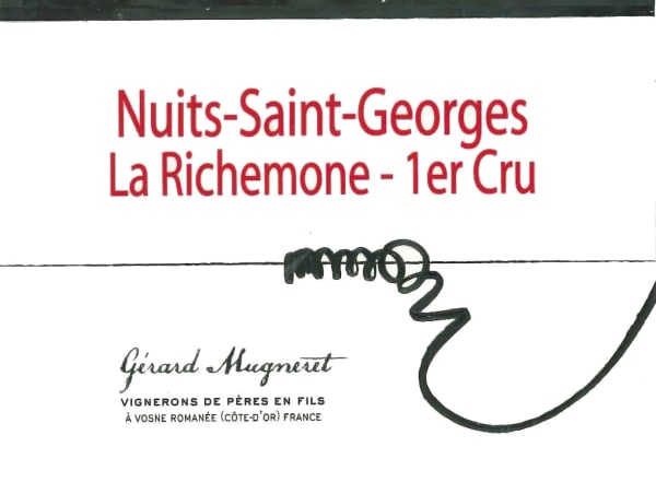 Rượu vang đỏ Gerard Mugneret Nuits-St-Georges La Richemone 2018