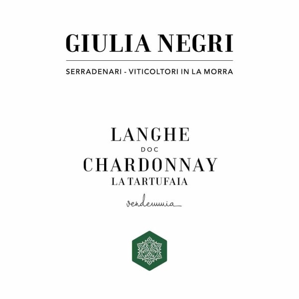 Rượu vang trằng Giulia Negri Langhe La Tartufaia Chardonnay 2020