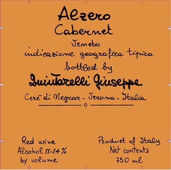 Rượu vang đỏ Giuseppe Quintarelli Alzero Cabernet 2012